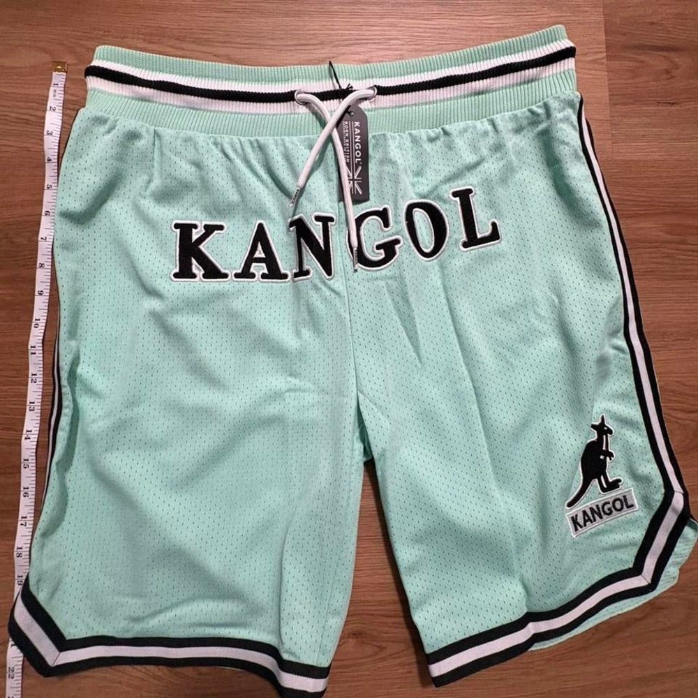 Kangol Mesh Shorts – Mint Green – Size XL (NWT)